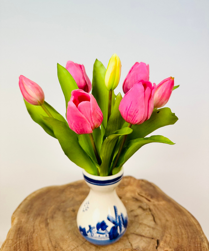 Kunst tulpen "Hollandse Pracht" - fuchsia | 30cm