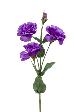 Zijden bloem "Eustoma" Spray Purple | 68cm